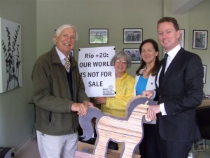 Greg Barker MP with Trojan Horse