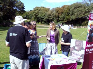 Amber Rudd at St Leonards Gardens