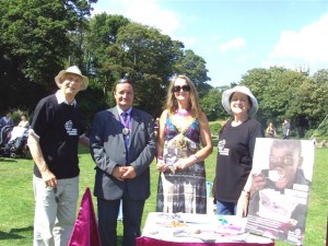 Cllr Kim Forward in St Leonards Gardens