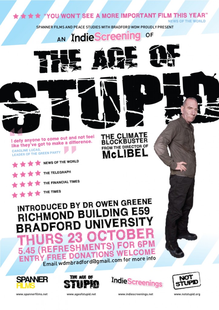 Copy of Age of Stupid poster