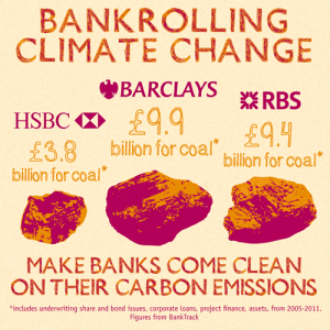 Make bankers come clean on their carbon emission