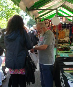 Global Justice Stall at Riverside Festival