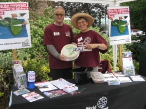 On 14th June at Reading Waterfest Chris and Jackie carved up Africa with UK Aid!